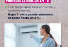 ANTE LA OLA DE CALOR: SECHEEP RECUERDA LA IMPORTANCIA DEL USO EFICIENTE DE LA ENERGÍA