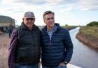 LA CLOTILDE: ZDERO SUPERVISÓ LAS OBRAS DE SANEAMIENTO, LIMPIEZA Y DESAGÜES PARA ASISTIR A PRODUCTORES