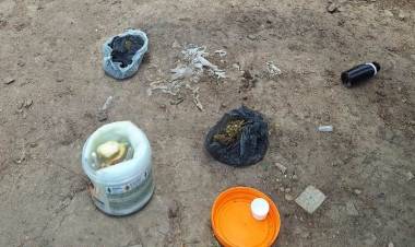 DETUVIERON A DOS HOMBRES QUE TENIAN MARIHUANA