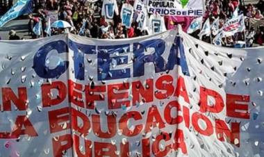 CTERA REALIZARÁ UN NUEVO PARO DOCENTE EL PRÓXIMO JUEVES 13 DE MARZO