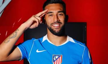 NICO GONZÁLEZ FUE PRESENTADO EN EL ATLÉTICO DE MADRID