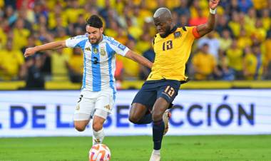 ARGENTINA PERDIÓ 1-0 CON ECUADOR HOY POR ELIMINATORIAS: EL PARTIDO, MINUTO A MINUTO