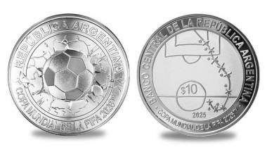 EL BCRA LANZÓ UNA MONEDA CONMEMORATIVA DEL MUNDIAL 2026
