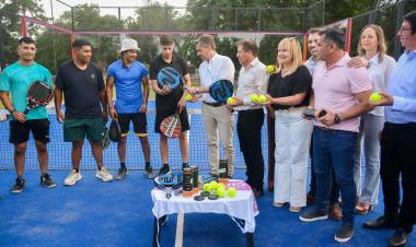 PRESIDENCIA ROCA YA TIENE SU PRIMERA CANCHA DE PÁDEL EN EL MARCO DEL 141° ANIVERSARIO