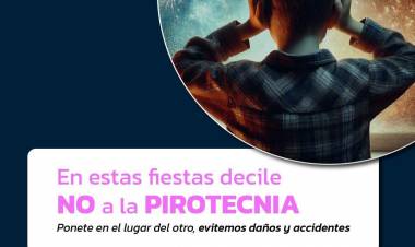 IPRODICH RENUEVA EL PEDIDO DE CELEBRAR LAS FIESTAS SIN PIROTECNIA