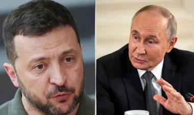 FUERTE CRÍTICA DE ZELENSKI A PUTIN: “ES UN ESCLAVO DE LA GUERRA Y NO LLEVA UNA VIDA NORMAL"