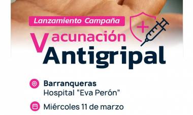 SALUD INICIA LA CAMPAÑA DE VACUNACIÓN ANTIGRIPAL 2026 EN CHACO