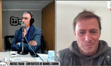 EL CONTRATISTA DE ADORNI: “ACÁ PARECE QUE LOS ÚNICOS QUE HEMOS EVADIDO SERÍAMOS MANUEL Y YO”