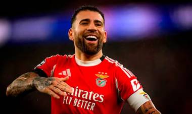 OTAMENDI NO RENOVARÁ EN BENFICA Y RIVER AGUARDA DE BRAZOS ABIERTOS