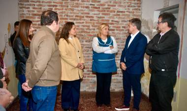 SANTA SYLVINA: ZDERO SUPERVISÓ LAS REFACCIONES EN LA ESCUELA DE EDUCACIÓN ESPECIAL N° 20