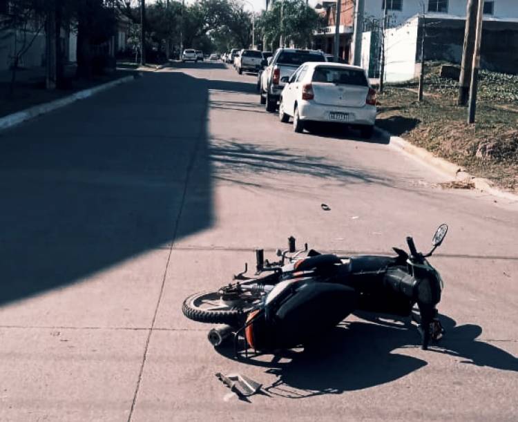 VILLA ÁNGELA: ACCIDENTE DE TRANSITO: UNA MUJER LESIONADA