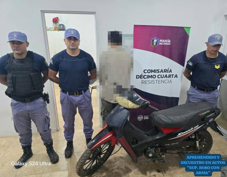 DETENIDO POR SUPUESTO ROBO A MANO ARMADA