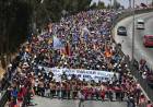 LA MARCHA DE EVO CONTRA ARCE LLEGÓ A LA PAZ