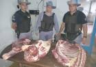 TRANSPORTABA MÁS DE 60 KILOS DE CARNE NO APTA PARA CONSUMO