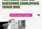 ELECCIONES LEGISLATIVAS: RECUERDAN QUE SE ENCUENTRA DISPONIBLE EL PADRÓN PROVISORIO