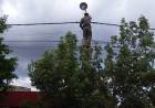 VILLA ÁNGELA:: NUEVOS TRABAJOS DE MEJORAS EN EL ALUMBRADO PUBLICO