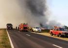 INCENDIO RURAL: TRABAJOS DE SECHEEP PARA REPONER POSTES QUEMADOS Y KILÓMETROS DE LÍNEAS EN BASAIL