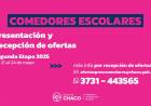 SEGUNDA ETAPA 2025: PRESENTACIÓN DE OFERTAS PARA COMEDORES ESCOLARES