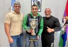 DEPORTES RECIBIÓ AL CAMPEÓN PANAMERICANO DE FISICOCULTURISMO MARIO MONFARDINI