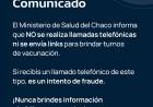 ATENCIÓN A POSIBLES FRAUDES: EL MINISTERIO DE SALUD ADVIERTE SOBRE ESTAFAS TELEFÓNICAS