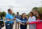 VILLA ANGELA INAUGURÓ TRES NUEVAS CUADRAS DE PAVIMENTO SOBRE CALLE TUCUMÁN