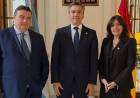 ZDERO SE REUNIÓ CON AUTORIDADES DEL BBVA Y AVANZÓ EN GESTIONES PARA ATRAER INVERSIONES AL CHACO