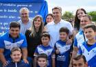TRES ISLETAS: EL GOBERNADOR ZDERO ACOMPAÑÓ LOS 90 AÑOS DEL CLUB VÉLEZ SARSFIELD Y ENTREGÓ EQUIPAMIENTO DEPORTIVO