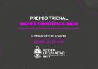 EL JUEVES ABRE LA CONVOCATORIA AL PREMIO TRIENAL “MUJER CIENTÍFICA 2026”
