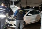 DETECTARON UN AUTOMÓVIL ADULTERADO Y CON PATENTE FALSA