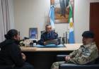 EL JEFE DE POLICÍA RECIBIÓ A LA PRIMERA MUJER NEGOCIADORA DE LA INSTITUCIÓN