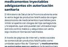 ANMAT PROHÍBE MEDICAMENTOS INYECTABLES ADELGAZANTES SIN AUTORIZACIÓN SANITARIA