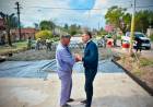 BARRANQUERAS: CON RECURSOS PROPIOS, EL GOBIERNO PROVINCIAL AVANZA CON LA PAVIMENTACIÓN DE LA AVENIDA LAS PIEDRAS