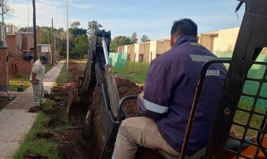 MARGARITA BELÉN: SAMEEP REALIZA TRABAJOS DE EXTENSIONES DE CAÑERÍA DE RED DE AGUA