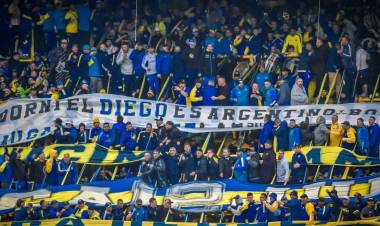 “EL DIEGO ES ARGENTINO Y DE BOCA”: LA BANDERA DE LA 12 CONTRA ADORNI
