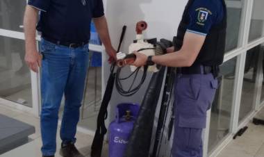 SAN BERNARDO:  LA POLICÍA RECUPERÓ VARIOS ELEMENTOS SUSTRAÍDOS DE UNA VIVIENDA