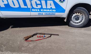 CONTROL SOBRE RUTA: TRANSPORTABAN UNA ESCOPETA