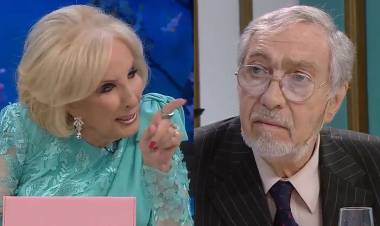 MIRTHA LEGRAND DEJÓ BALBUCEANDO A LUIS BRANDONI