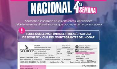 LLEGA A RESISTENCIA, EL OPERATIVO DE INSCRIPCIÓN AL SUBSIDIO ELÉCTRICO NACIONAL Y DE ASESORAMIENTO DEL "DESCUENTO VERANO"