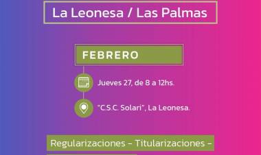 OPERATIVO INTEGRAL DEL INSTITUTO PROVINCIAL DE DESARROLLO URBANO Y VIVIENDA PARA FAMILIAS DE LAS PALMAS Y LA LEONESA