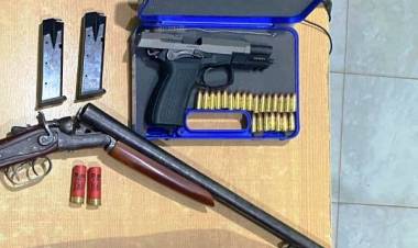 TERMINARON PRESOS POR AMENAZAS CON ARMAS