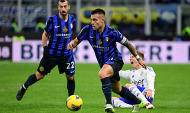 INTER PERDIÓ ANTE BOLOGNA Y COMPARTE LA PUNTA CON EL NAPOLI