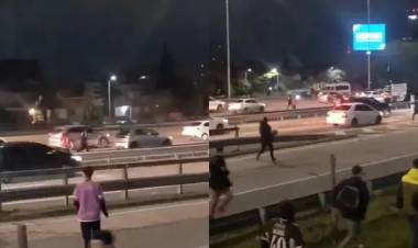 VIDEOS | PIEDRAZOS, CORRIDAS Y PIÑAS: BATALLA CAMPAL ENTRE HINCHAS DE RIVER Y PLATENSE