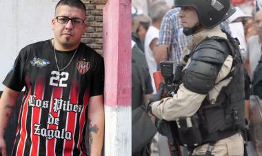 LE APUNTÓ AL ROSTRO, DISPARÓ Y LO DEJÓ CIEGO DE UN OJO: LAS IMÁGENES DEL PREFECTO QUE HIRIÓ A UN HINCHA DE CHACARITA