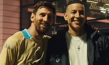 LA SELECCIÓN Y UN INVITADO ESPECIAL: DADDY YANKEE ESTUVO EN EL ENTRENAMIENTO