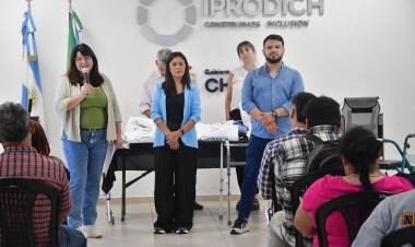 MÁS CALIDAD DE VIDA: IPRODICH ENTREGÓ AYUDAS TÉCNICAS A PERSONAS CON DISCAPACIDAD DEL GRAN RESISTENCIA