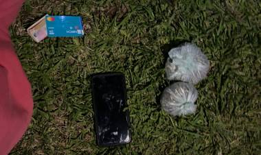 SECUESTRAN MARIHUANA Y DETIENEN A UN JOVEN EN UN OPERATIVO ANTIDROGAS EN SANTA SYLVINA