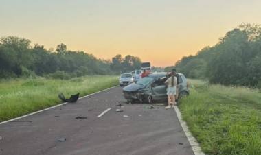 SINIESTRO FATAL: UN MOTOCICLISTA MURIÓ TRAS CHOCAR CONTRA UN AUTO