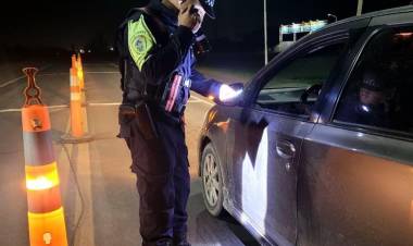 CAMINERA INTERVINO CARGAS IRREGULARES Y DETECTÓ 27 ALCOHOLEMIAS POSITIVAS