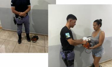 VILLA ÁNGELA: LA POLICÍA RECUPERÓ UNA BOMBA DE AGUA QUE FUE ROBADA