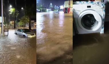 DILUVIO EN CASTELLI: MÁS DE 200 MM DE LLUVIA, CASAS INUNDADAS Y VECINOS AUTOEVACUADOS